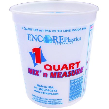 Encore Plastic Paint Bucket, 1 qt 300343